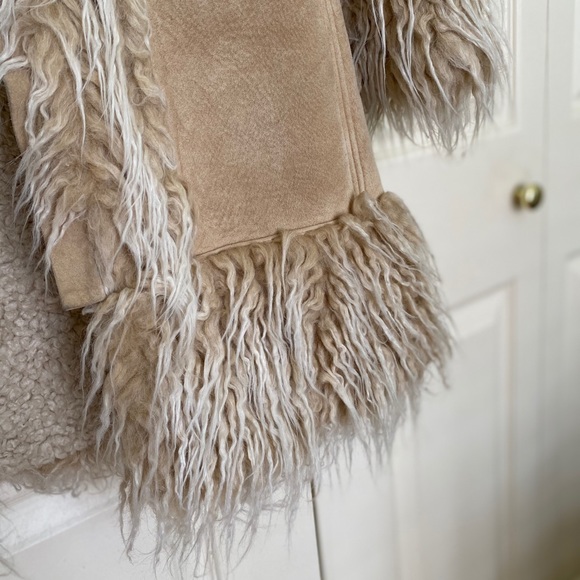 100% suede beige winter coat 🔒 - Picture 7 of 7